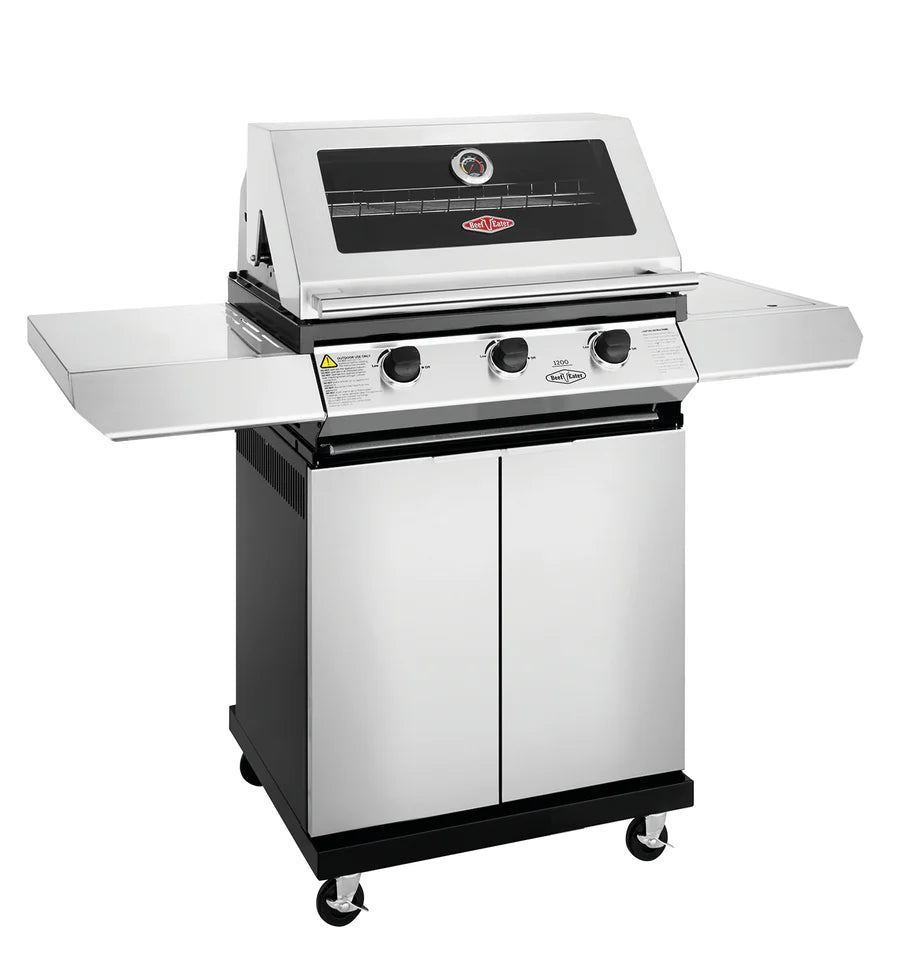 BeefEater 1200S Series - 5 Burner BBQ & Side Burner Trolley - Nuovo Luxury