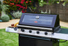 BeefEater 1200E Series - 4 Burner BBQ & Side Burner Trolley - Nuovo Luxury