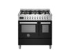 Load image into Gallery viewer, Bertazzoni Professional 90cm Range Cooker Twin Oven Dual Fuel Black - Nuovo Luxury