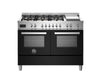 Load image into Gallery viewer, Bertazzoni Professional 120cm Range Cooker Twin Dual Fuel Black - Nuovo Luxury