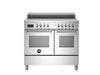 Bertazzoni Professional 100cm Range Cooker Twin Oven Electric Induction Stainless Steel - Nuovo Luxury