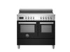 Bertazzoni Professional 100cm Range Cooker Twin Oven Electric Induction Black - Nuovo Luxury
