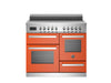 Bertazzoni Professional Series 100cm Range Cooker XG Oven Induction Gloss Orange - Nuovo Luxury