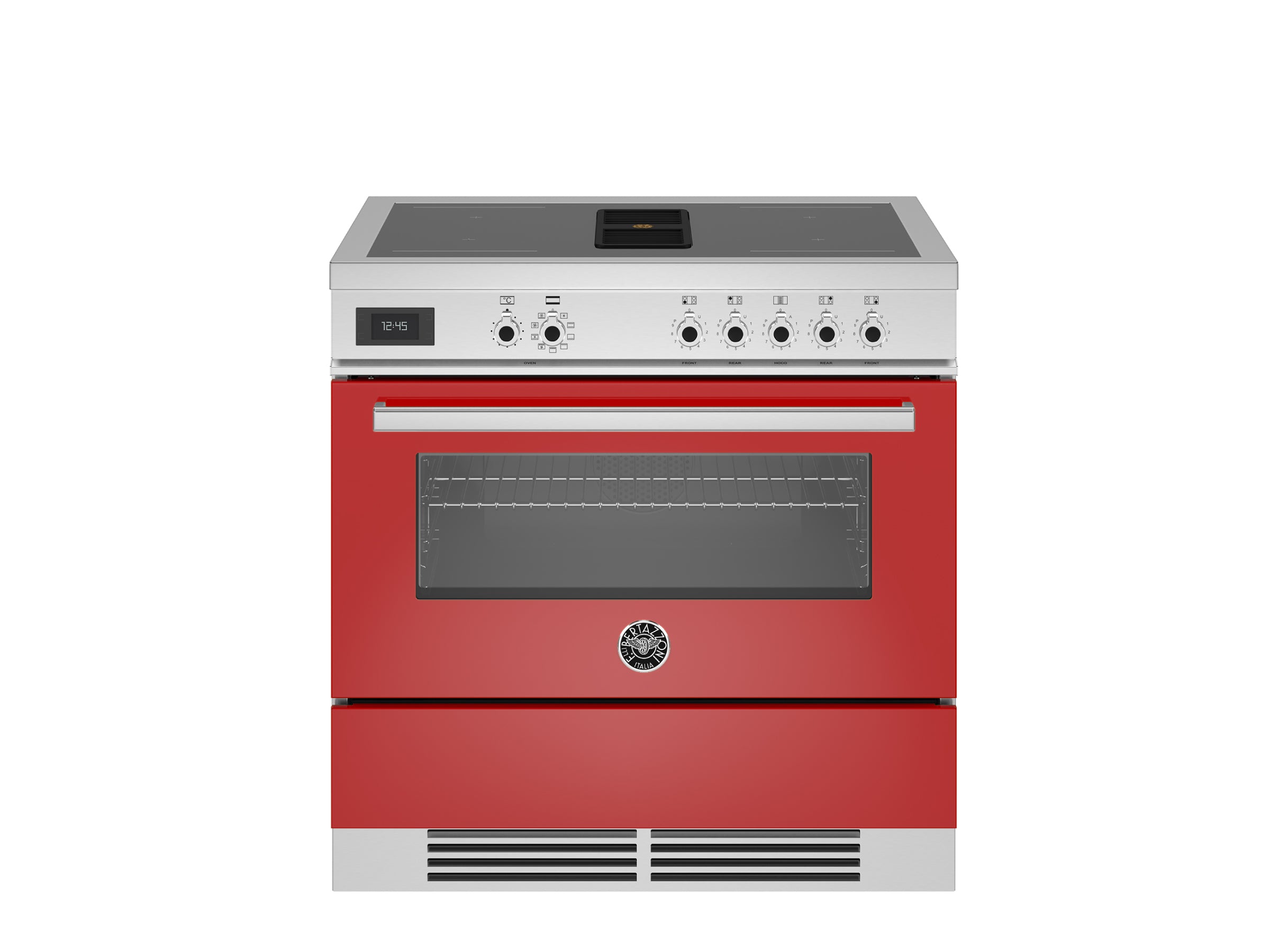 Bertazzoni Professional 90cm Range Vented Induction Red - Nuovo Luxury