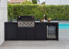 BeefEater Cabinex 4 Burner Outdoor Kitchen Classic Pack with Fridge (exc. BBQ) - Nuovo Luxury