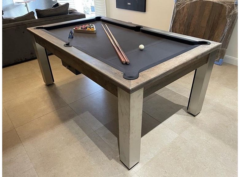 FMF Elixir Slate Bed Pool Dining Table | 6ft & 7ft Sizes - Nuovo Luxury