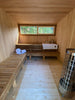 Load image into Gallery viewer, Halo Saunas Z1 Traditional Timber Frame Sauna 3.5m x 2.45m