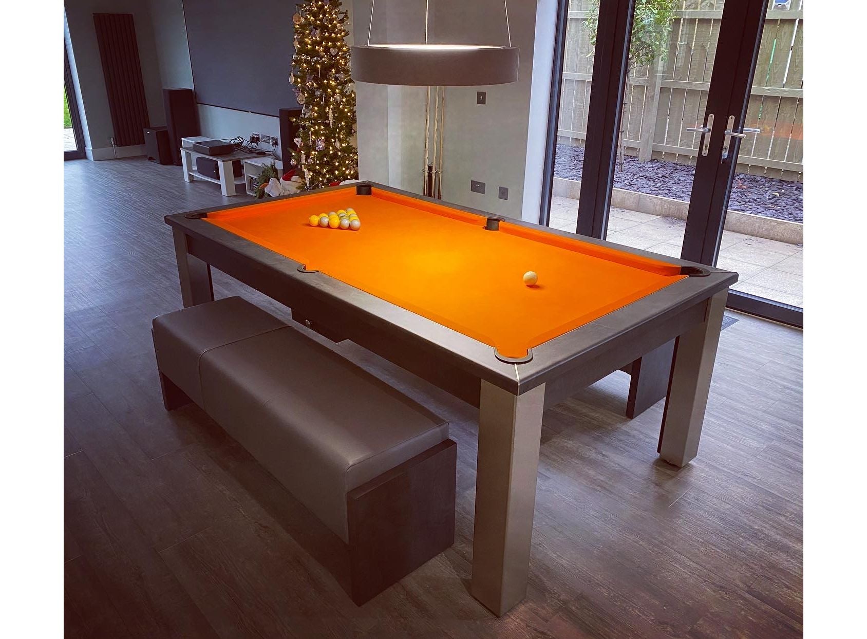 FMF Elixir Slate Bed Pool Dining Table | 6ft & 7ft Sizes - Nuovo Luxury