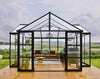 Load image into Gallery viewer, Victory Grand Garden Chalet 13&#39; x 15&#39; Greenhouse - Black Aluminium Frame &amp; Clear Polycarbonate Panels - Nuovo Luxury