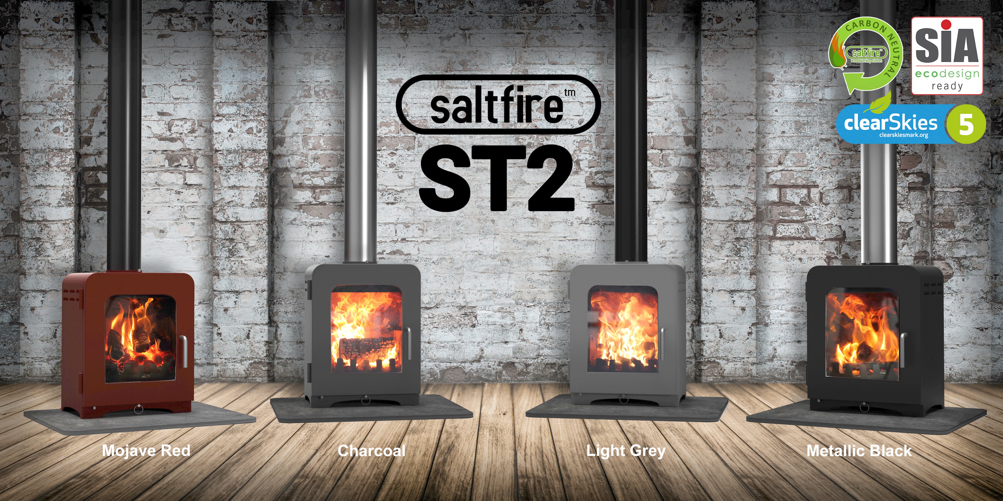 Saltfire ST2 Multi-Fuel / Wood Burning Stove