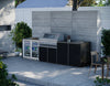 FrescoPro Augusta Outdoor Kitchen With 7000P 5 Burner BBQ - Dekton Top / ACP Doors - Nuovo Luxury