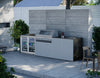 FrescoPro Augusta Outdoor Kitchen With 7000P 5 Burner BBQ - Dekton Top / ACP Doors - Nuovo Luxury