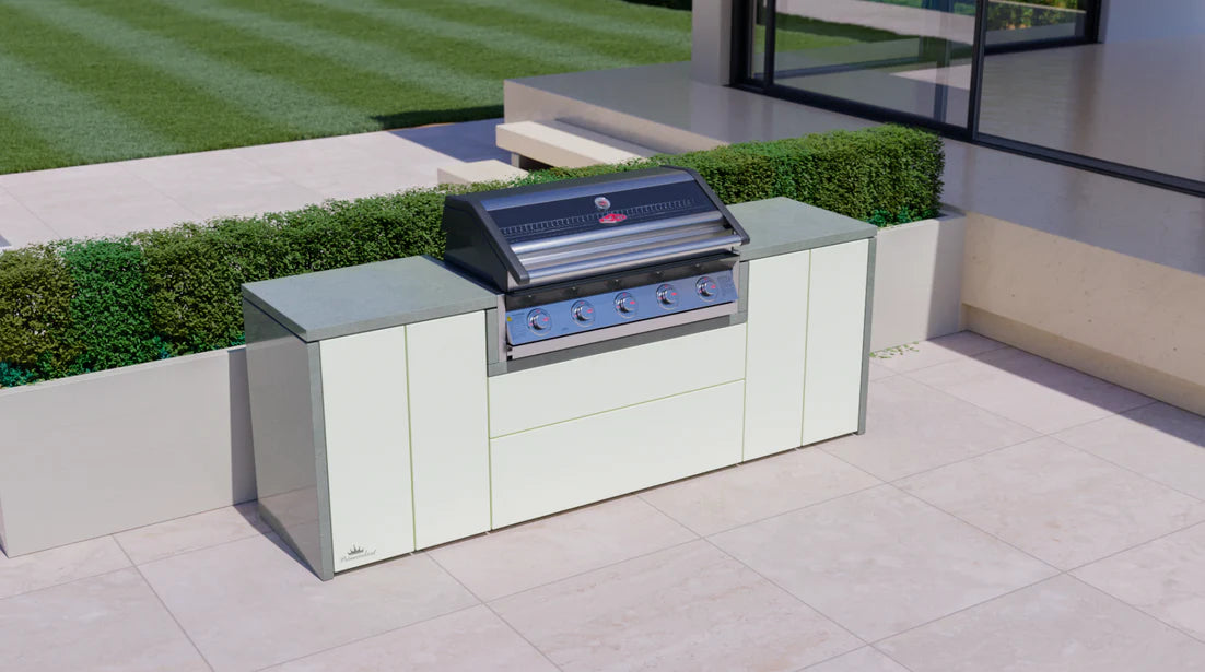 BeefEater Harmony Kitchen With 1600 Series 5 Burner BBQ - Nuovo Luxury