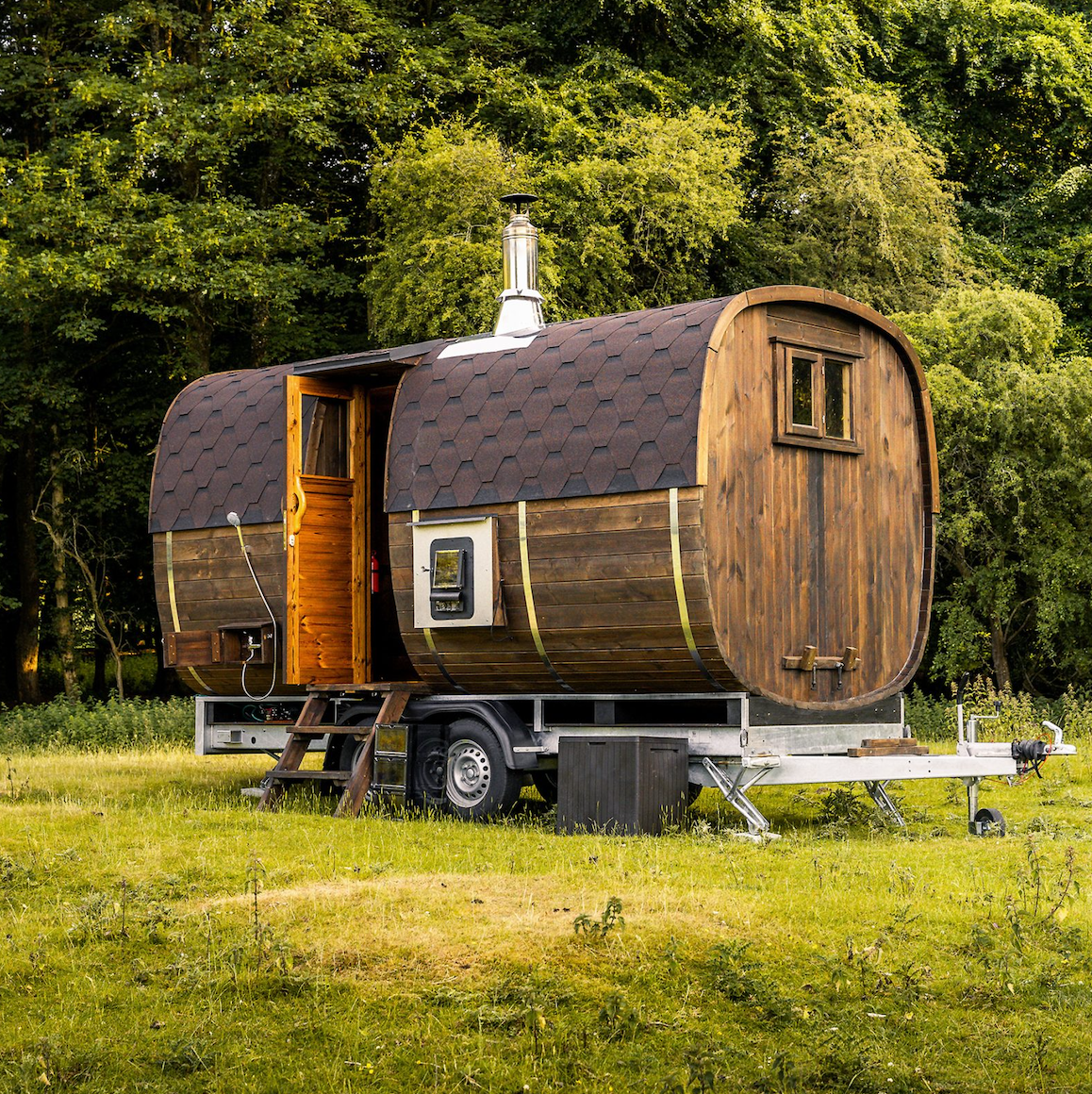 Mobile Sauna On Trailer Bespoke & Custom Options Available