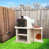 Load image into Gallery viewer, XclusiveDecor Premier Wood Fired Pizza Oven with Stand and Side Table - Nuovo Luxury