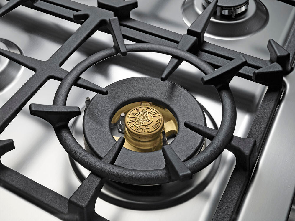 Bertazzoni Professional 100cm Range Cooker Twin Oven Dual Fuel Gloss Yellow - Nuovo Luxury