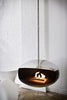 Load image into Gallery viewer, Cocoon Aeris Smokeless Bioethanol Fire Polished Steel with Steel Pole
