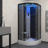 Load image into Gallery viewer, Insignia Platinum Shower Cabin 900x900mm - Black Frame/Clear Glass