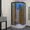 Insignia Platinum Shower Cabin 1000x1000mm - Black Frame/Clear Glass