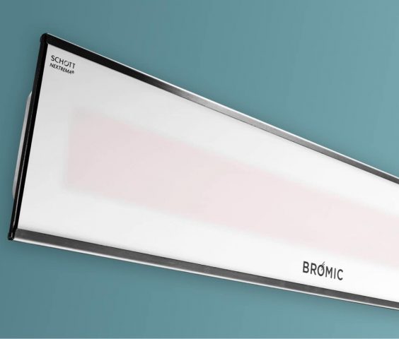Bromic Platinum Smart-Heat™ Electric 3400W in White