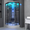 Load image into Gallery viewer, Insignia Premium Steam Shower 800x800mm - Black Frame/Clear Glass