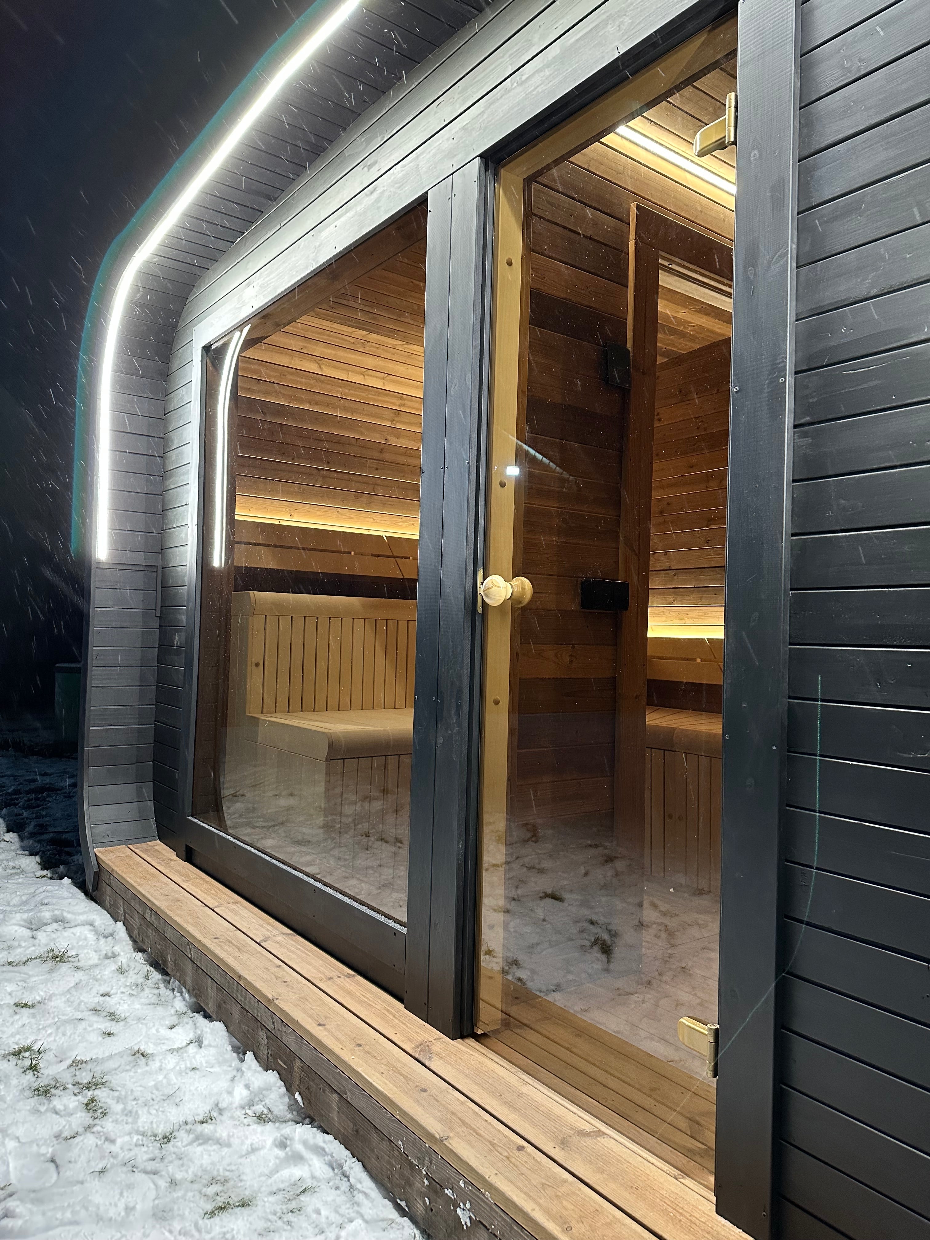 Halo Saunas Sanctuary V2 Thermo-wood Outdoor Sauna