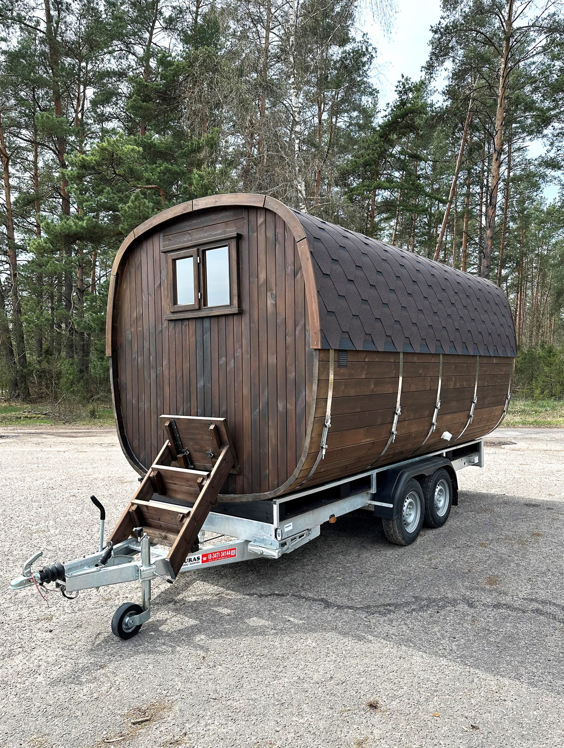 Mobile Sauna On Trailer Bespoke & Custom Options Available