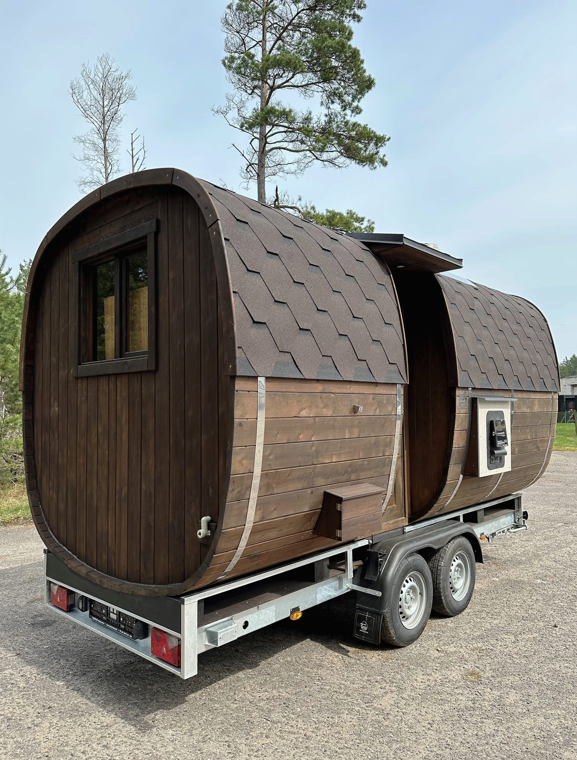 Mobile Sauna On Trailer Bespoke & Custom Options Available