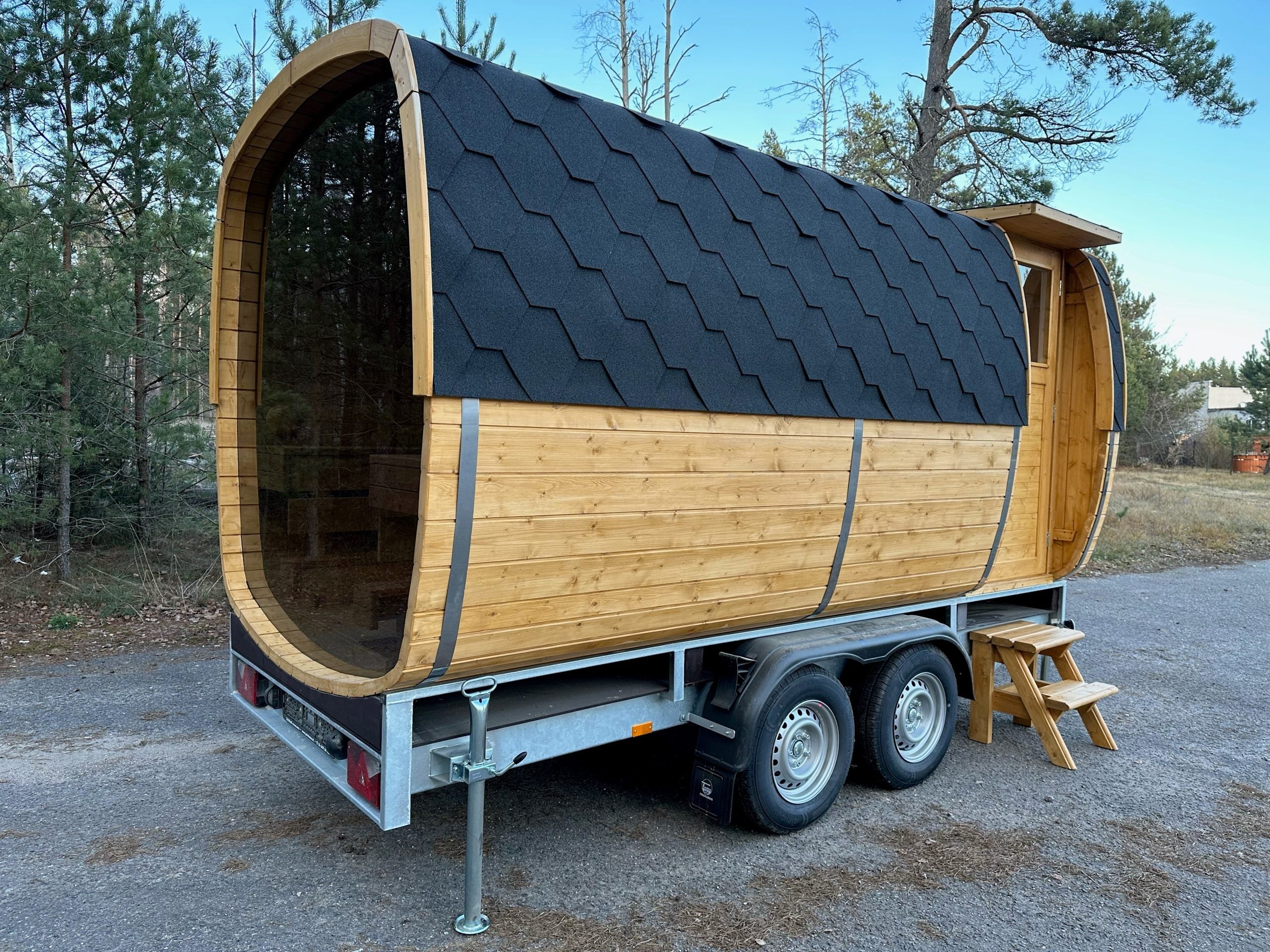 Mobile Sauna On Trailer Bespoke & Custom Options Available