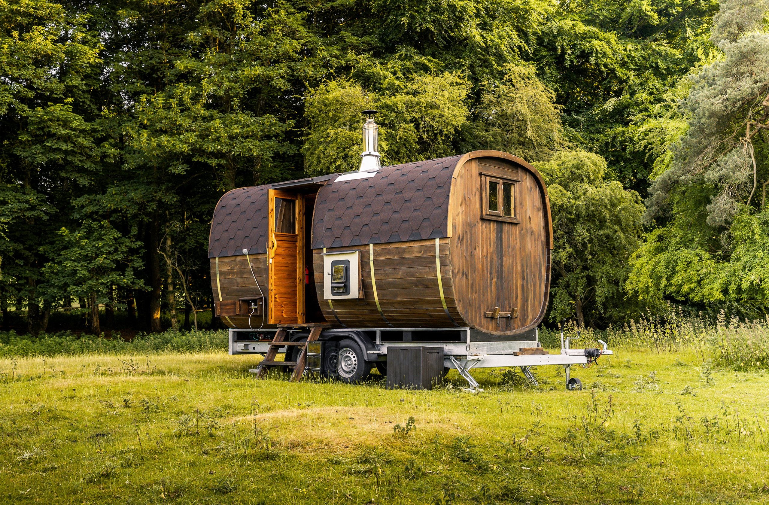 Mobile Sauna On Trailer Bespoke & Custom Options Available