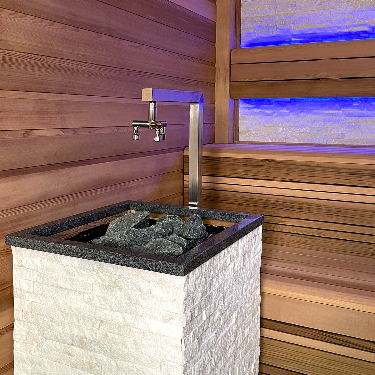 Insignia V2 Ultimate 6 to 8-Person Garden Sauna Cedar Wood - Nuovo Luxury