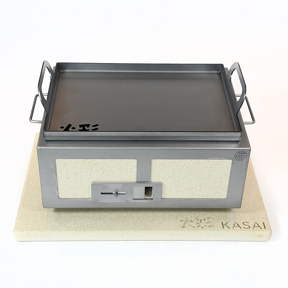 Bertha Kasai Konro Plancha Solid (for Medium Wide Kasai Grill) - Nuovo Luxury