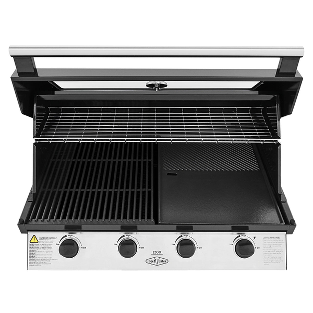 BeefEater 1200E Series 4 Burner Built In Gas BBQ - Nuovo Luxury