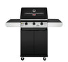 BeefEater 1200E Series - 3 Burner BBQ & Side Burner Trolley - Nuovo Luxury