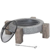 Load image into Gallery viewer, Lifestyle Calida MGO Fire Pit With Removable Grill - Nuovo Luxury