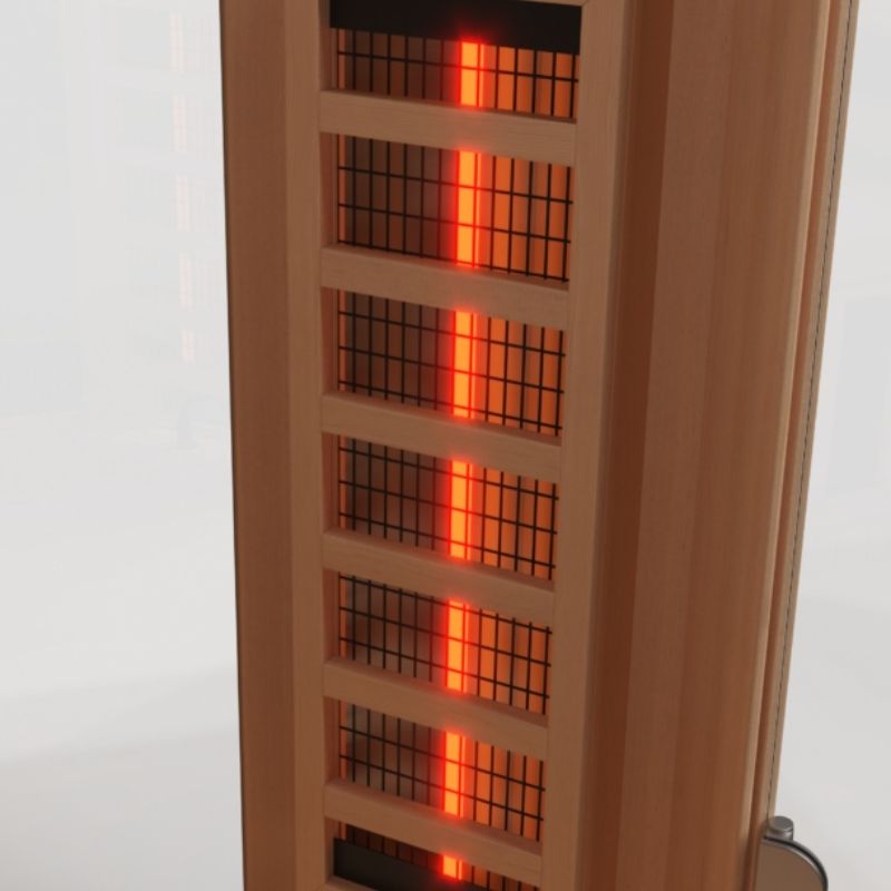 GH Vision T3 3-Person Low EMF Full Spectrum Infrared Sauna - Nuovo Luxury