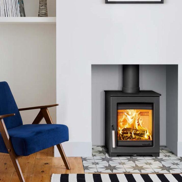 Parkray Aspect 4 Standard DEFRA Approved Wood Burning Stove - Nuovo Luxury