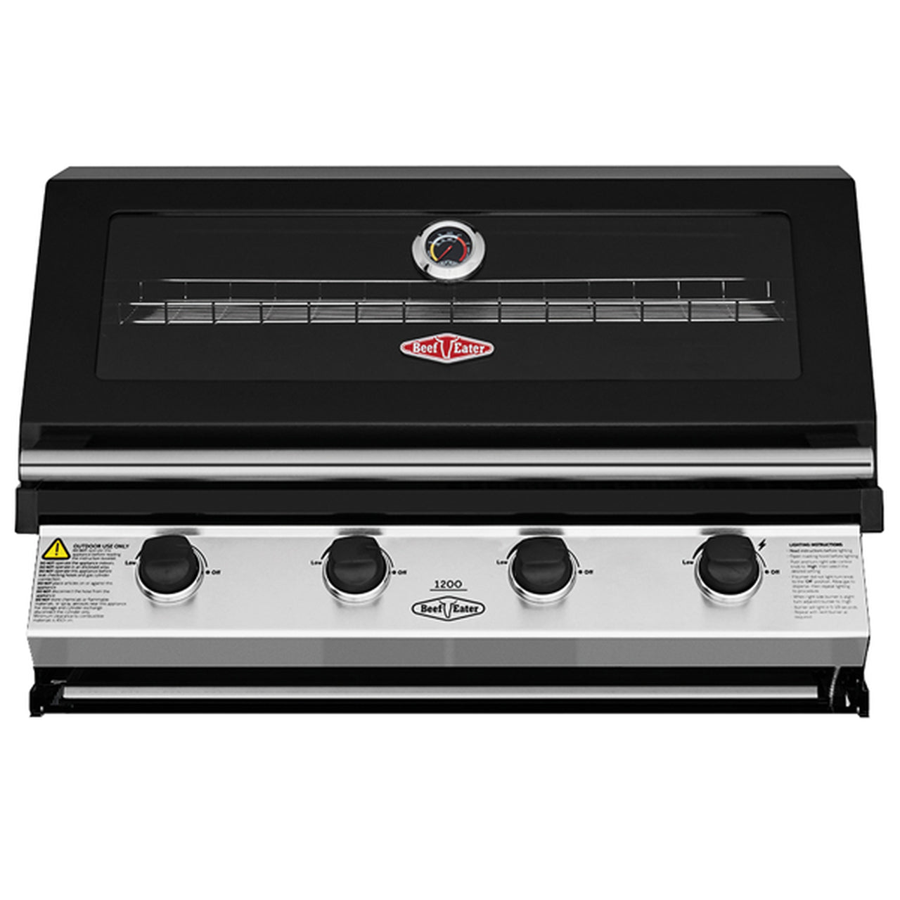 BeefEater 1200E Series 4 Burner Built In Gas BBQ - Nuovo Luxury
