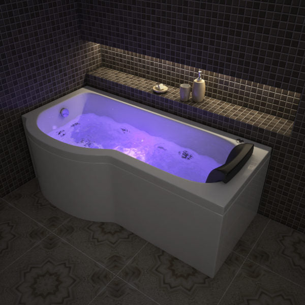 Milan Whirlpool P Shape Bath