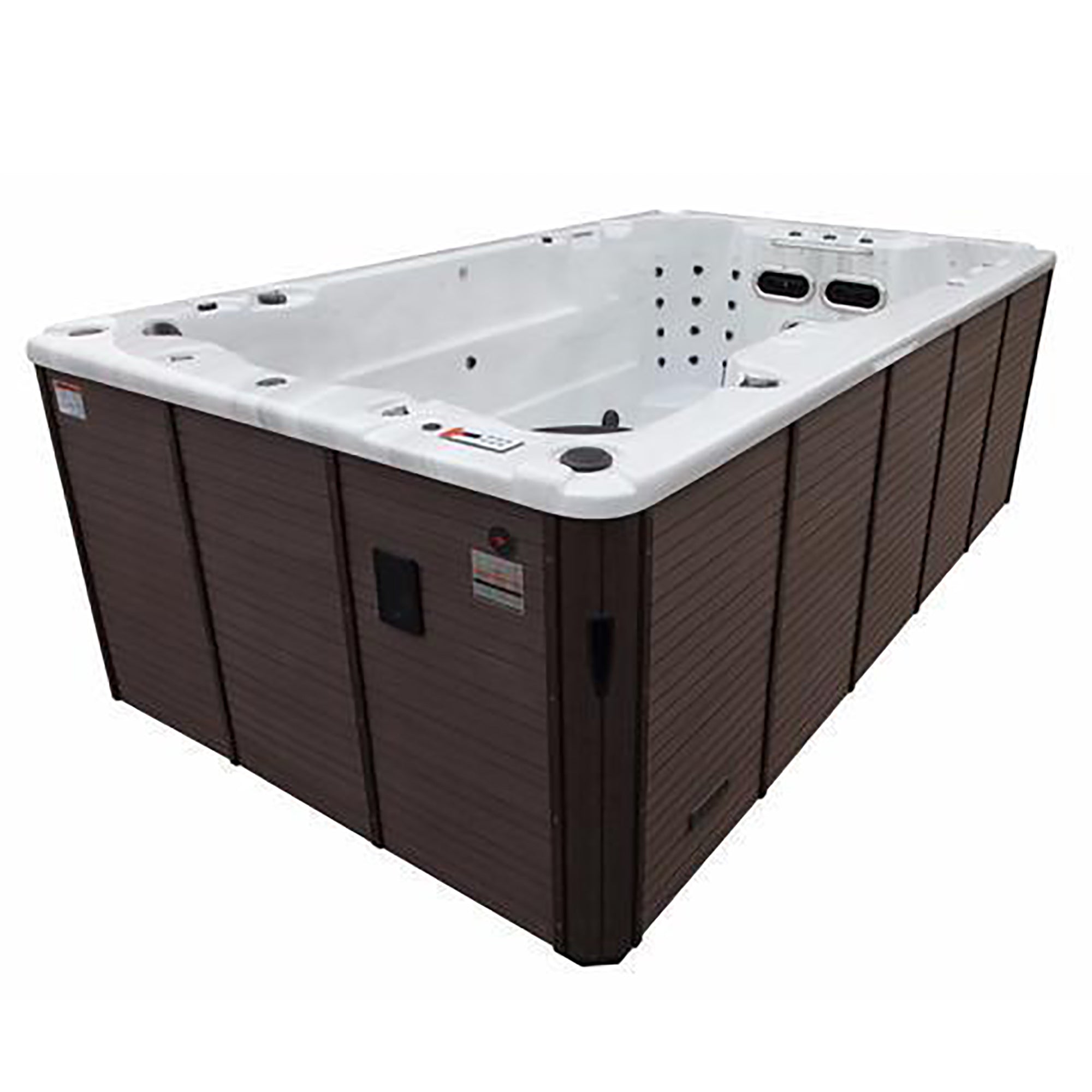 Canadian Spa 13ft Swim Spa 15HP-Jet 3-Person St Lawrence XSport - Nuovo Luxury