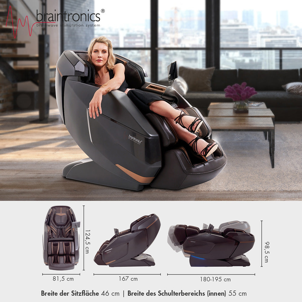 Casada Titan Massage Chair w/ A.I Body Scan & Braintonics - Nuovo Luxury