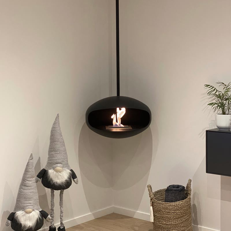 Cocoon Aeris Smokeless Bioethanol Fire Matte Black