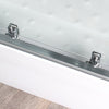 Insignia Platinum Chrome Framed Rectangular Twin Steam Shower Cabin 1400 x 900 - Nuovo Luxury